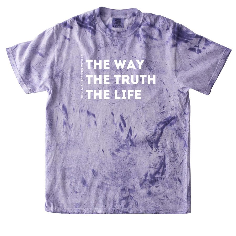 The Way, a Amethyst Comfort Colors Colorblast Tee