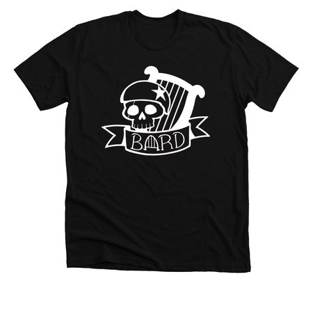 NEW BARD MERCH, a Solid Black Blend Premium Unisex Tee