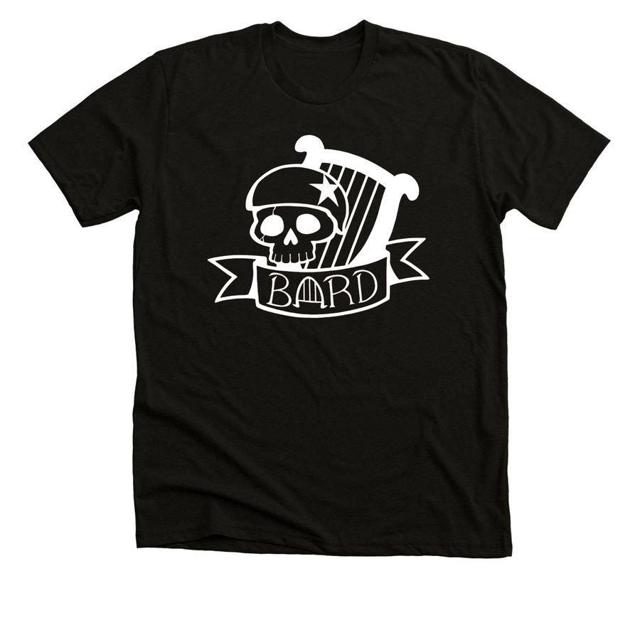 NEW BARD MERCH, a Solid Black Blend Premium Unisex Tee