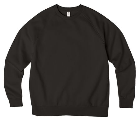 JMHA NM DESIGN TWO, a Deep Black Allmade Organic CVC Crewneck Sweatshirt