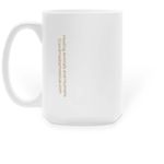 The Barn Mug, a White Large Coffee Mug (back-view)