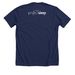World Narcolepsy Day T-Shirts, a Solid Navy Blend Premium Unisex Tee (back-view)