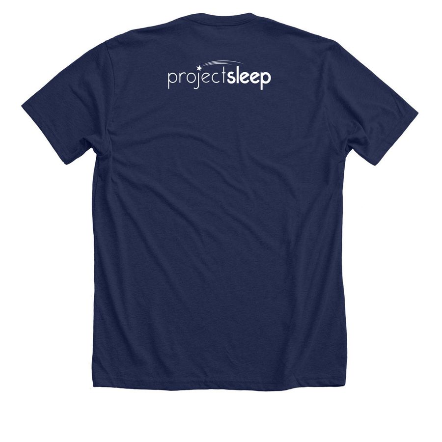 World Narcolepsy Day T-Shirts, a Solid Navy Blend Premium Unisex Tee (back-view)