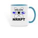 NRRPT - Mugs, a Light Blue Two-Tone Ceramic Mug