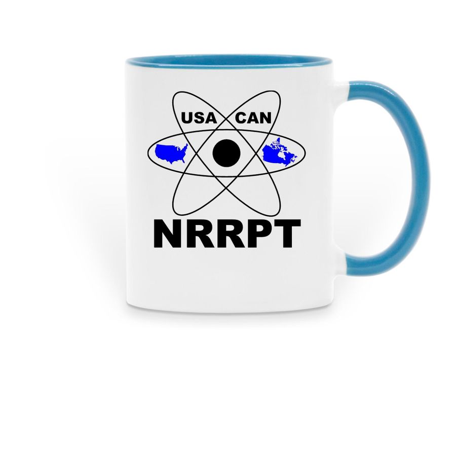 NRRPT - Mugs, a Light Blue Two-Tone Ceramic Mug