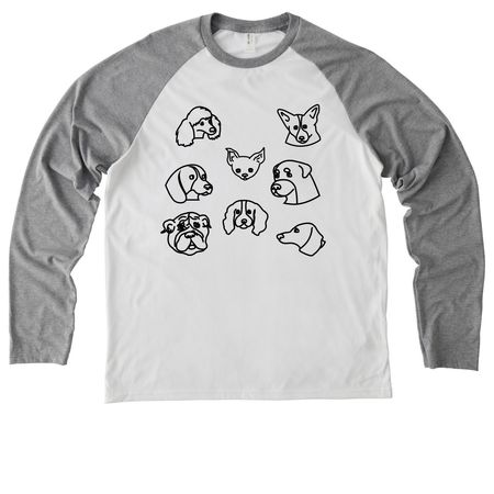 Ask Me About My Foster, a Aluminum Grey/ Bright White Allmade Eco Triblend Colorblock Raglan Long Sleeve Tee