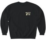 All Hands On Deck!, a Black Softstyle Crewneck Sweatshirt (back-view)