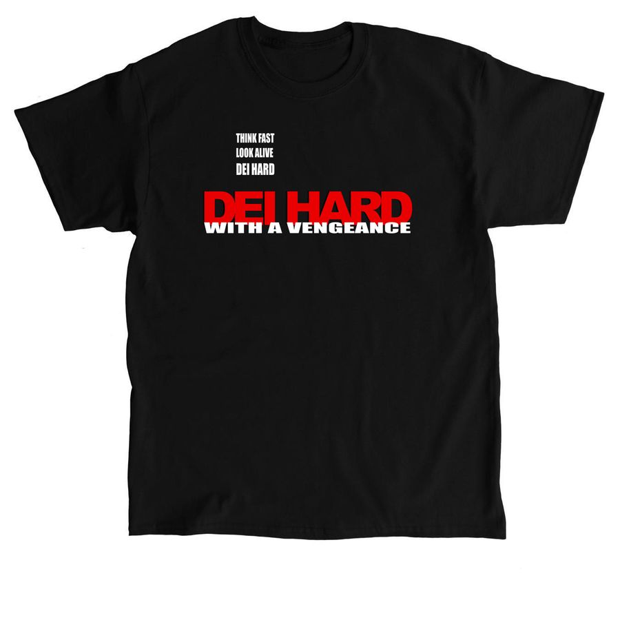 DEI Hard, a Black Classic Unisex Tee