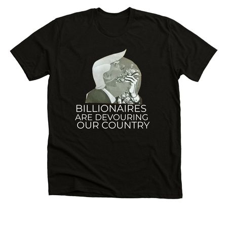 Fight Hunger, a Solid Black Blend Premium Unisex Tee