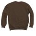Airports & Espresso Shirt, a Dark Chocolate Crewneck Sweatshirt (back-view)