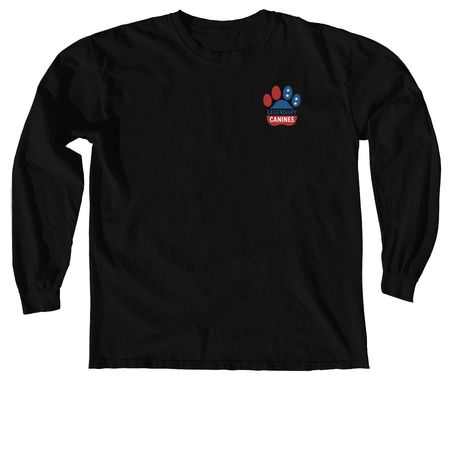 Legendary Canines&nbsp;, a Black Comfort Colors Long Sleeve Tee
