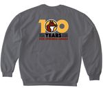 Centennial Sweatshirts, a Charcoal Softstyle Crewneck Sweatshirt (back-view)