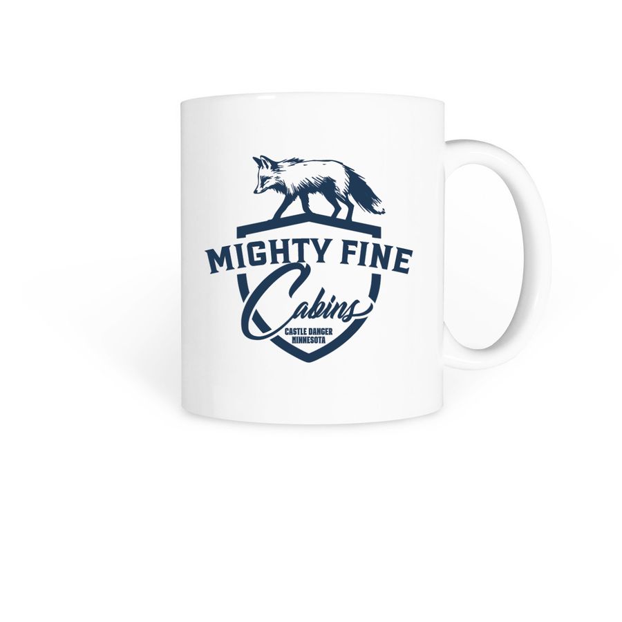 Mighty Fine Coffee Mug, a White Coffee Mug