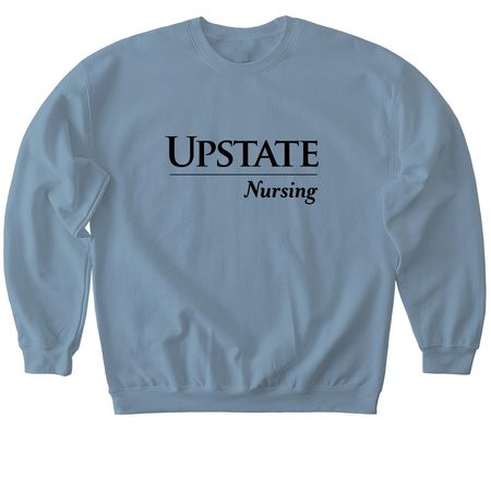 Upstate Nursing stethoscope&nbsp;, a Stone Blue Softstyle Crewneck Sweatshirt