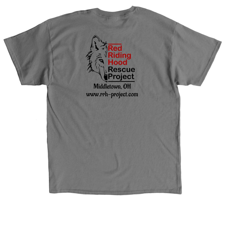 Born to be Friends, Not Fashion Trends!, a Charcoal Classic Unisex Tee (back-view)