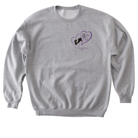 Help Move Our Mission Forward, a Sport Grey Softstyle Crewneck Sweatshirt