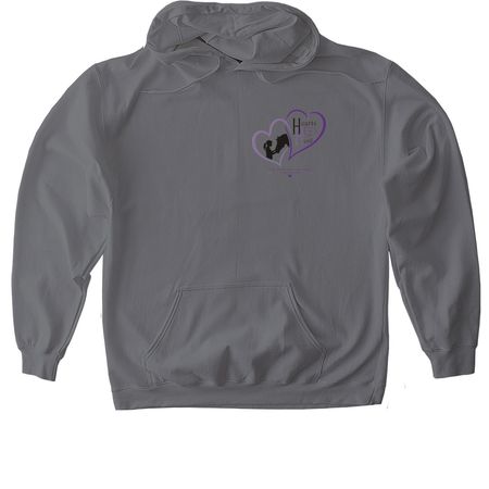 Help Move Our Mission Forward, a Charcoal Gildan Softstyle Pullover Hoodie