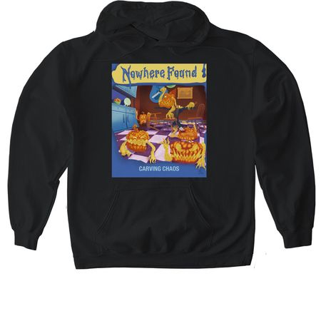 CARVING CHAOS, a Black Gildan Softstyle Pullover Hoodie
