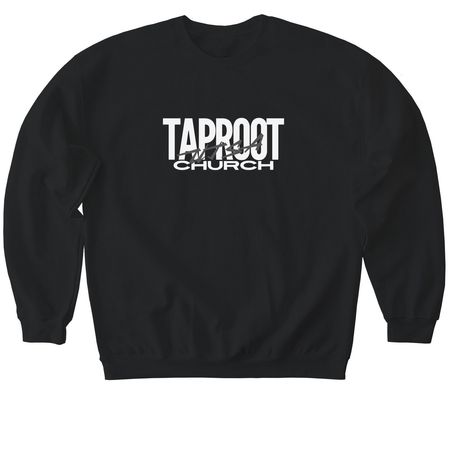 Taproot '26-'27, a Black Softstyle Crewneck Sweatshirt