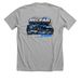 RECFAB, a Athletic Heather Premium Unisex Tee (back-view)