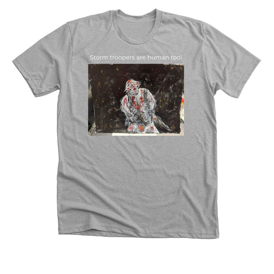 Hello there, a Athletic Heather Premium Unisex Tee