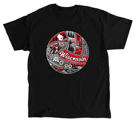 *TEAM FAVORITE* VB PANELS, a Black Classic Unisex Tee