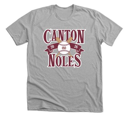Canton Noles 90's Throwback, a Athletic Heather Premium Unisex Tee