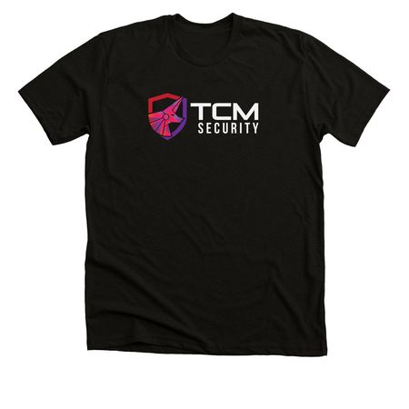 TCM Security T-Shirt, a Solid Black Blend Premium Unisex Tee