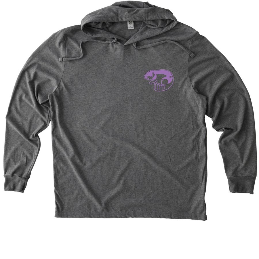 Classic Mini Logo, a Aluminum Grey Allmade Eco Triblend Hoodie Tee