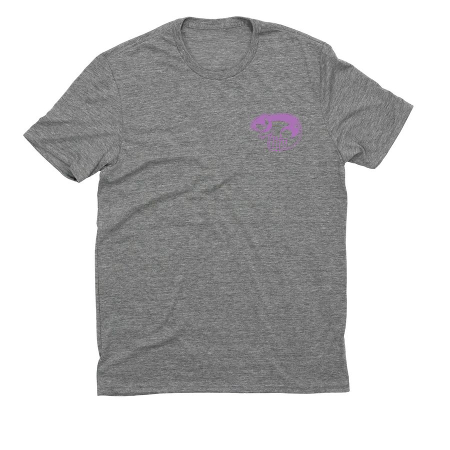 Classic Mini Logo, a Aluminum Grey Allmade Eco Triblend Unisex Tee