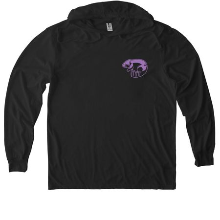 Classic Mini Logo, a Space Black Allmade Eco Triblend Hoodie Tee