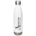 AMC Water Bottle, a White Stainless Steel Water Bottle
