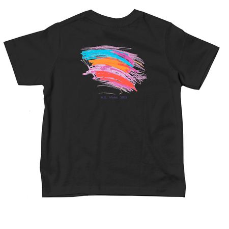 Shady Lane Toddlers, a Black Toddler Tee (back-view)