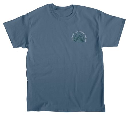 TEAM TCDC 2023, a Indigo Blue Classic Unisex Tee (back-view)