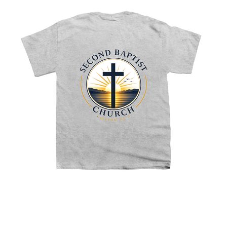 Second Baptist 2026, a Sport Grey Youth Unisex Tee