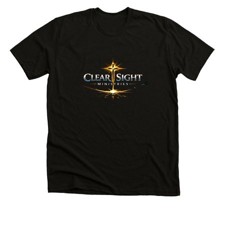 Clear Sight Ministries 2026, a Solid Black Blend Premium Unisex Tee