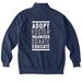 GMSP Zip Up Hoodies and Quarter-Zip Pullovers, a True Navy Comfort Colors Quarter Zip Pullover (back-view)