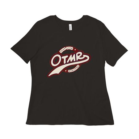 OTMR Live 2026 - Burgundy, a Black Women?s Relaxed Cotton Tee