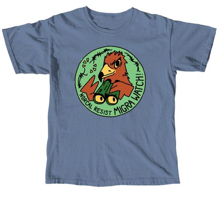 Eagle Eyes, a Blue Jean Comfort Colors Unisex Tee