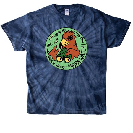 Eagle Eyes, a Navy Classic Tie Dye Tee