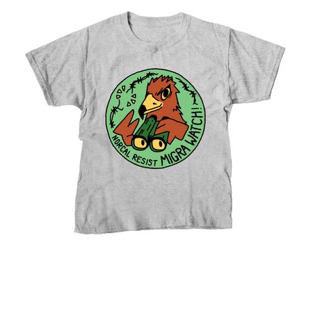 Eagle Eyes, a Sport Grey Youth Unisex Tee