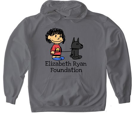 Elizabeth Ryan Foundation, a Charcoal Gildan Softstyle Pullover Hoodie