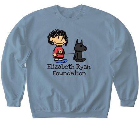Elizabeth Ryan Foundation, a Stone Blue Softstyle Crewneck Sweatshirt