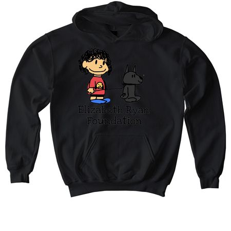 Elizabeth Ryan Foundation, a Black Softstyle Youth Pullover Hoodie