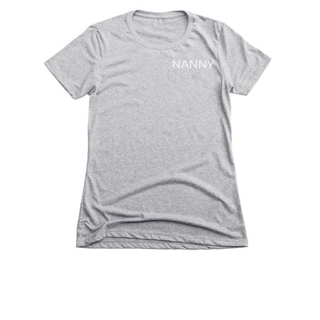 Name Tag Collection, a Dark Heather Grey Women's Slim Fit Tee