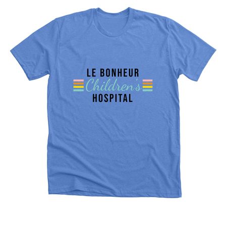 Le Bonheur Children's Hospital, a Heather Columbia Blue Premium Unisex Tee