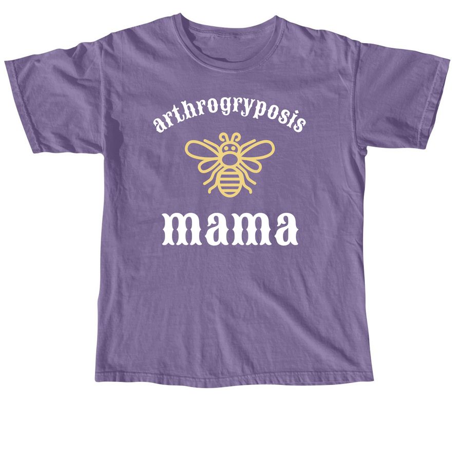 Arthrogryposis Mama, a Grape Comfort Colors Unisex Tee