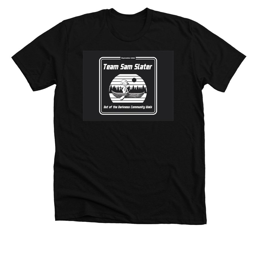 Team Sam Slater 2022 Walk Shirts, a Solid Black Blend Premium Unisex Tee