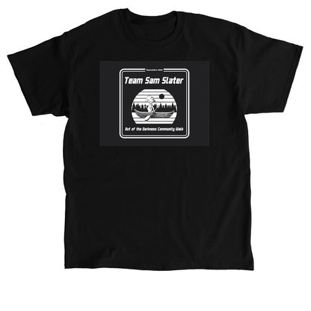 Team Sam Slater 2022 Walk Shirts, a Black Classic Unisex Tee
