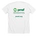 I Heart (white), a Solid White Blend Premium Unisex Tee (back-view)